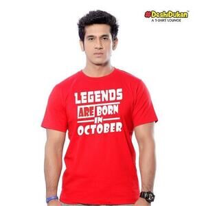 Legends Are Born In October TShirt